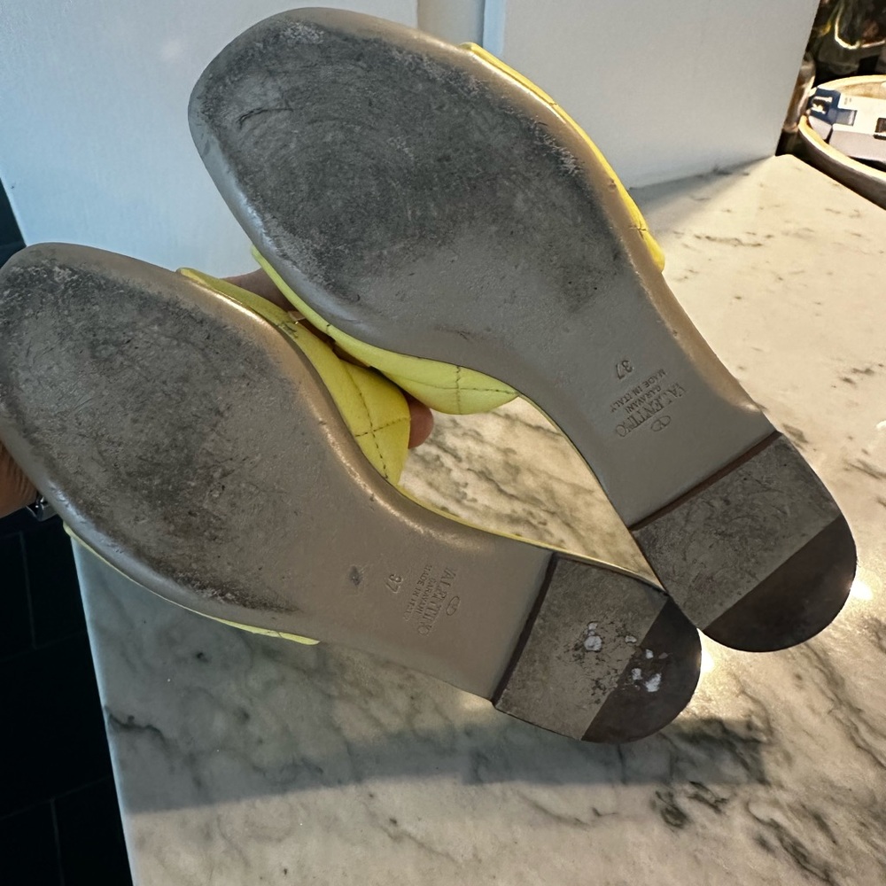 Valentino
Rockstud Accents Leather Slides - Picture 3 of 4